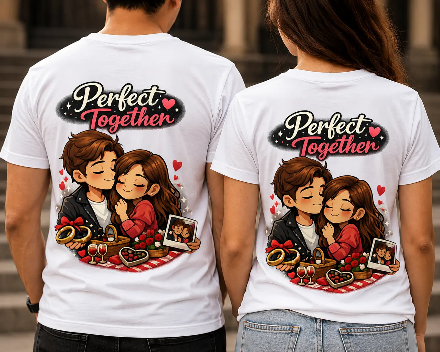 Perfect Together Couple Matching T-Shirts