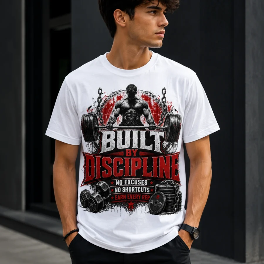 Gym Graphic T-Shirt for Men