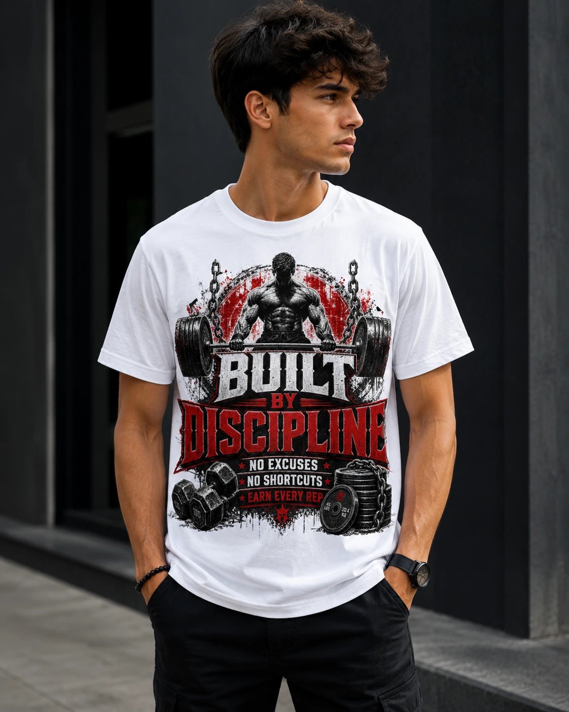 Gym Graphic T-Shirt for Men