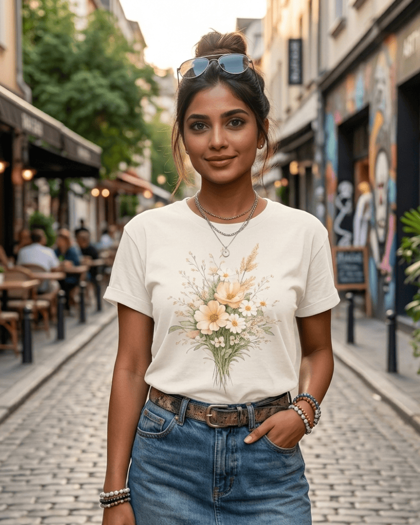 Floral Wildflower Bouquet T-Shirt
