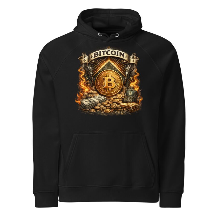 Bitcoin Graphic Hoodie for Women